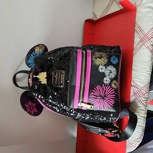 Disney parks December MMMA  Minnie Mouse Main Attraction Loungefly mini backpack
